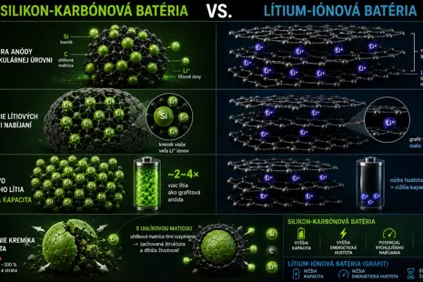 Kremíkovo-uhlíkové batérie v mobiloch